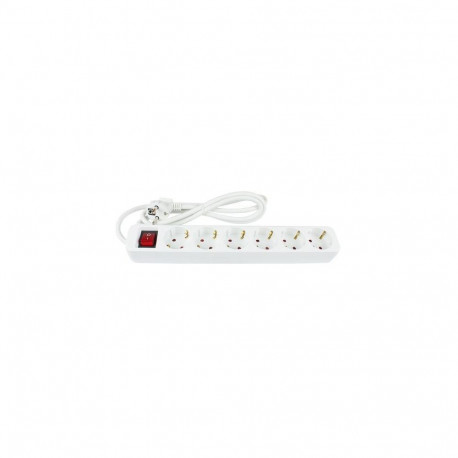 Alcasa PS016-W015 power extension 1.5 m 6 AC outlet(s) Indoor White