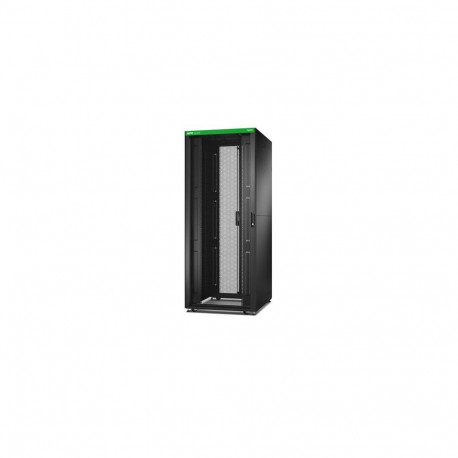 APC Easy Rack, 42U, Black, With Roof, Castors, Feet, 4 Brackets, and Side Panels, No Bottom, 1991H x