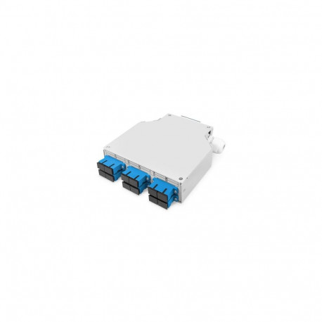 Digitus Fiber optic DIN rail box, OS2, equipped, with SC adapter and pigtail