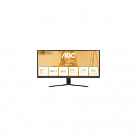 AOC B3 CU34B3E computer monitor 86.4 cm (34") 3440 x 1440 pixels Wide Quad HD LED Black