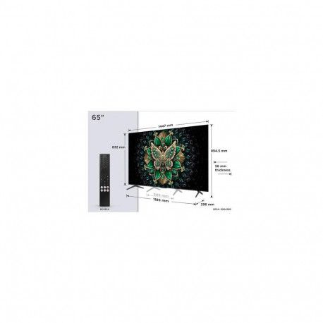 TCL 65C69K TV 165.1 cm (65") 4K Ultra HD Smart TV Wi-Fi Metallic