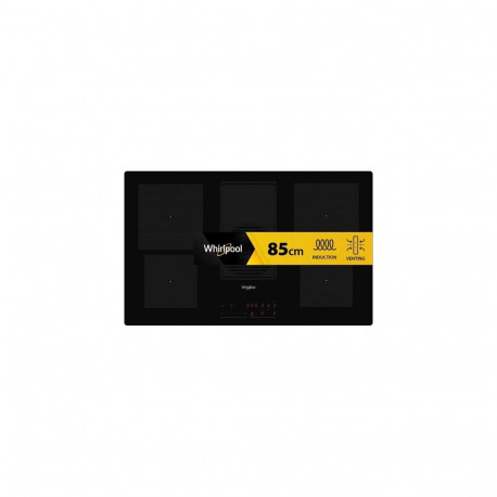 Whirlpool WVH 92 K F KIT/1 Black Built-in 83 cm Zone induction hob 4 zone(s)