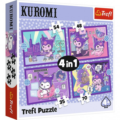 TREFL HELLO KITTY Puslede komplekt 4 in 1 Kuromi