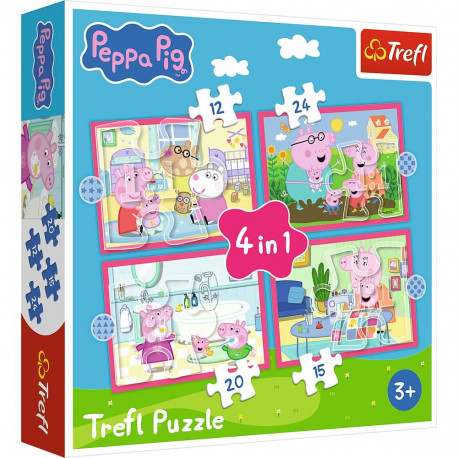 TREFL PEPPA PIG Puzzle 4 in 1 set