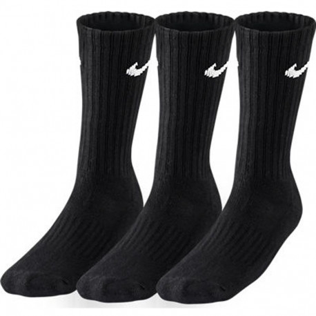 Skarpety Nike Value Cotton Crew 3pary czarne SX4508 001   34-38