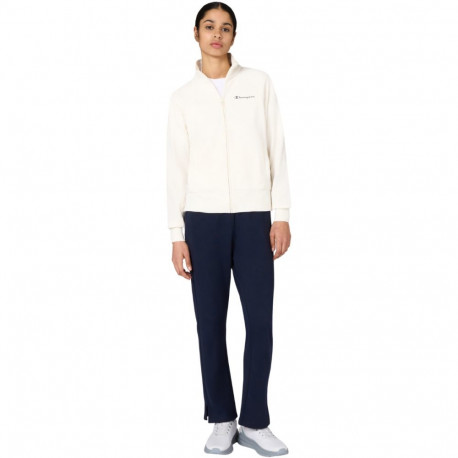 Dres damski Champion Full Zip Suit kremowo-granatowy 117988 YS084 XL