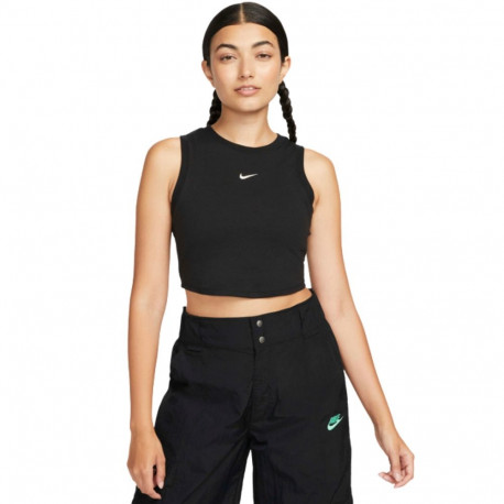 Nike naiste t-särk FB8279 010 Sportswear Chill Knit M, must