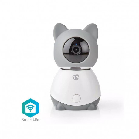Nedis WIFICI30CGY Baby monitor white