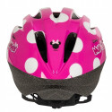 Children's Helmet - HUFFY Minnie Mouse Hard Shell Construction, Ventilation, Pink Pattern