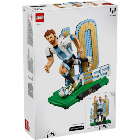 Constructor - LEGO Editions 43015 Lionel Messi Football Legend 958 Pieces 210 mm Black