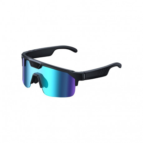 Smart Glasses - Zeblaze Q01 8 MP Camera, Dual Image Stabilization, Real-Time Translation Blue