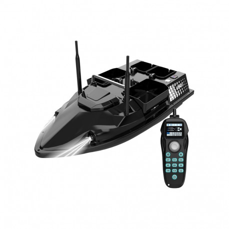 Fishing Equipment - Flytec V803-GPS Remote-Controlled Bait Boat 12000mAh Battery Black