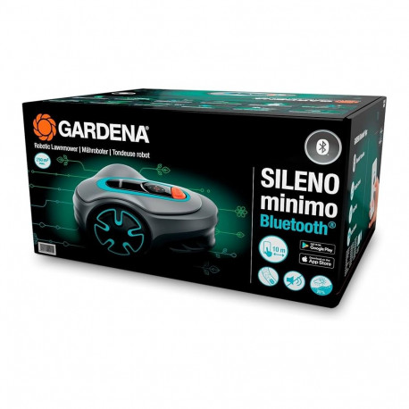 Garden Power Tool - Gardena Robotic Lawn Mower SILENO Minimo 350qm Quiet Operation Green