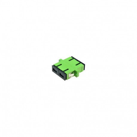 Adapter - Alantec FOA-SCA-SMD Duplex SC/APC Connector Single-Mode Black/Green