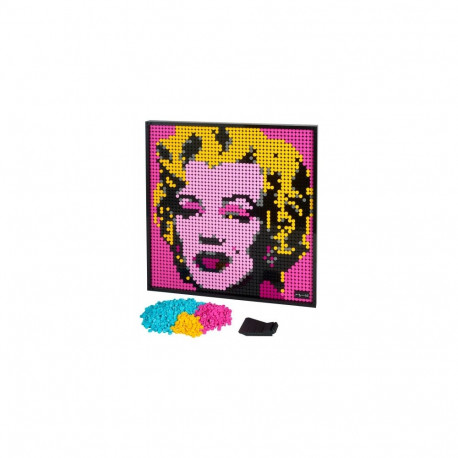 Art Set - Lego 31197 - Build Mosaic Artwork Inspired By Andy Warhol's Marilyn Monroe, 3341 Pieces, M