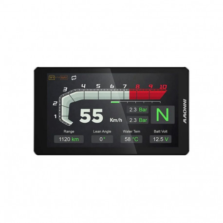 Motorcycle Accessory - INNOVV N2 6.5-Inch LCD Display, 1280 x 720, Waterproof, Black