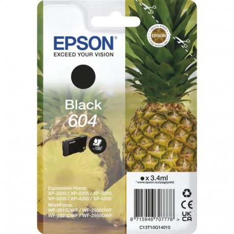 Epson tindikassett 604 C13T10G14010, must