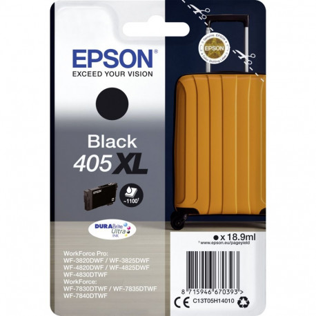 Epson tindikassett 405XL C13T05H14010, must