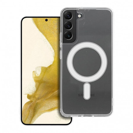 Case for Samsung A27 Clear Mag Cover (MID) compatible with MagSafe transparent