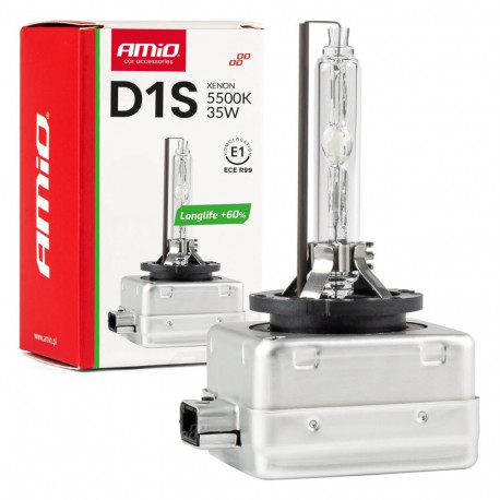 Żarówka ksenonowa żarnik xenon d1s 5500k amio long life amio-01969