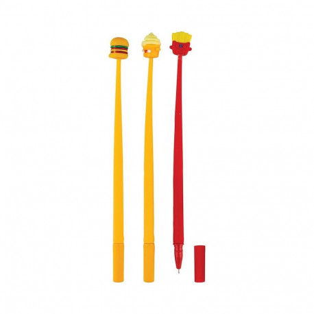 PEN HAMBURGER CE CREAM FRIES BLUE 0.7MM