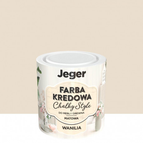 PAINT FURNITURE JEGER CHALK VANILLA 0.5L