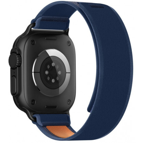 Tech-Protect kellarihm Nylon Elite Apple Watch 44/45/46/49mm, navy/oranž