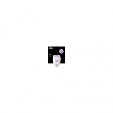 BRAUN Epilator  SE3-000 Silk epil 3  Number of power levels 2  White/Purple