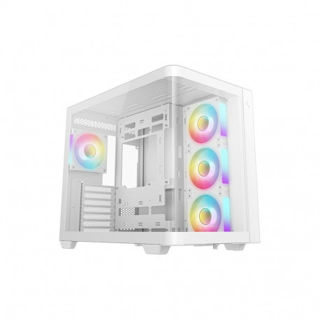 DeepCool korpus CG530U 4F WH ATX panoraamklaasiga, valge