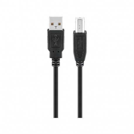 USB kaabel Wentronic USB-A - USB-B, 2.0, 1.8m