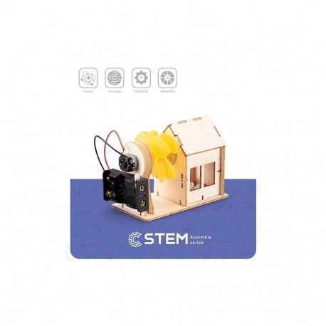 Wooden Assembly Kit Tank, STEM Educational Toy