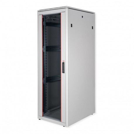 "ROLINE 19-Zoll Netzwerkschrank Pro 36 HE, 600x800 BxT Glastr grau"