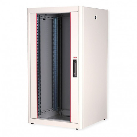ROLINE võrgukapp 19-Zoll Basic 22HE 600x600 BxT klaasuksega, hall