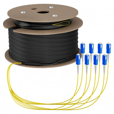"EFB Trunkkabel U-DQ(ZN)BH OS2 8E (1x8) SC-SC 90m Dca LSZH G657A1"
