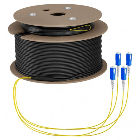 "EFB Trunkkabel U-DQ(ZN)BH OS2 4E (1x4) SC-SC 110m Dca LSZH G657A1"