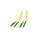 "EFB R&M Duplex Patchkabel E2000/APC-E2000/APC OS2 20m LSZH 3mm gelb G657A1 Grade C"