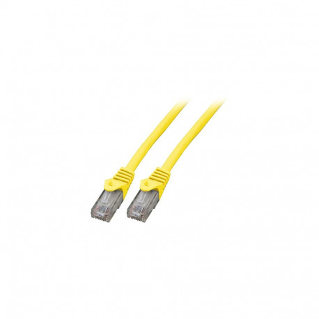 "EFB RJ45 Patchkabel Cat.5e U/UTP LSZH CCA AWG24/7 gelb 1m"