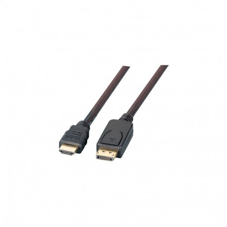 "EFB DisplayPort/-HDMI Kabel St.-St., 1,0m schwarz"