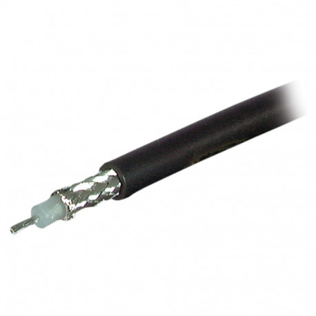 "EFB Koaxialkabel RG58 C/U, 50 Ohm schwarz, PVC, 100m Ring"