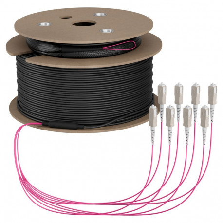 "EFB Trunkkabel U-DQ(ZN)BH OM4 8G (1x8) SC-SC 170m Dca LSZH"