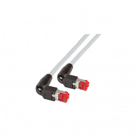 "EFB RJ45 Patchkabel Cat.6A S/FTP LSZH Draka UC900 TM21 2x90 grau 10m"