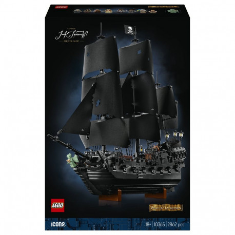 ICONS piraadilaev 10365 Kapten Jack Sparrow