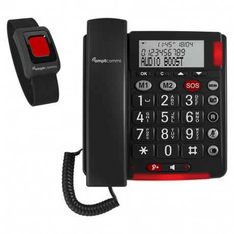 "amplicomms BigTel 50 Alarm Plus Grotastentelefon/Fototasten"