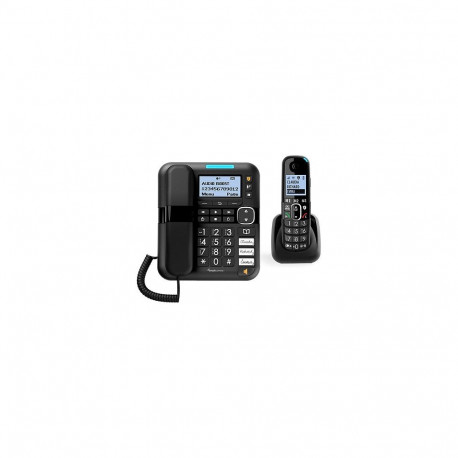 Amplicomms suurte nuppudega telefon BigTel 1580, must