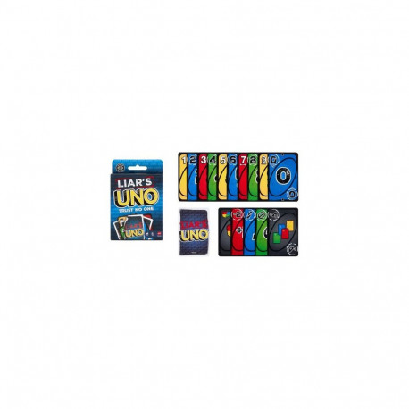 Games Liar’s UNO Card Game for Adults, Kids, Families, Parties &amp; Game Nights, Trick Play &am