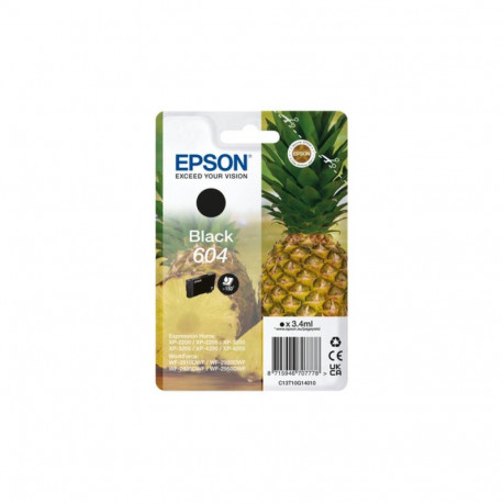Ink Cartridge - Epson Ink 604 Black Schwarz, 500 Pages, Black