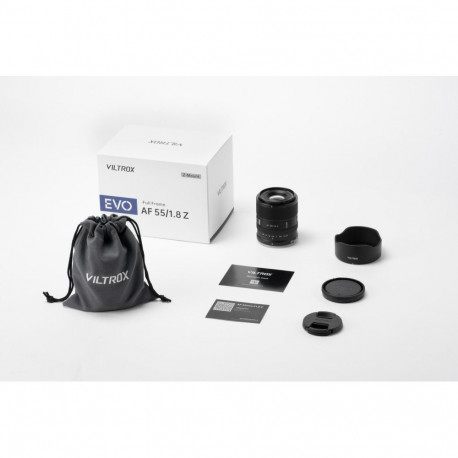 Camera Lens - Viltrox AF 55mm F1.8 EVO Nikon Z Mount, Fast Autofocus, Metal Construction, Black