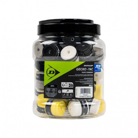 Tennis racket overgrip DUNLOP GECKO-TAC 60pcs. mixed