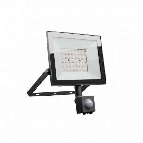 FLOODLIGH SENSOR 50W 230V neutraalne valge IP44 must