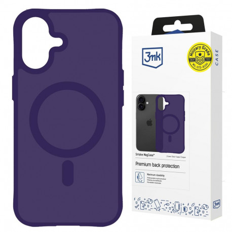 3mk Smoke MagCase for iPhone 17 - purple-translucent